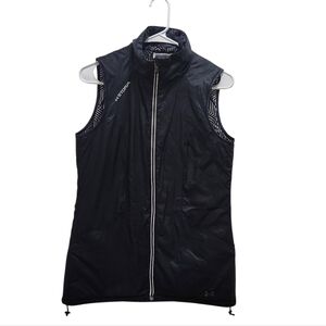 Under Armour Primaloft ColdGear Storm Black Zip Vest Womens XS Outdoors **READ